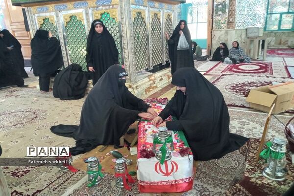 مراسم بزرگداشت شهدای مدافع حرم در شهرستان رباط‌کریم