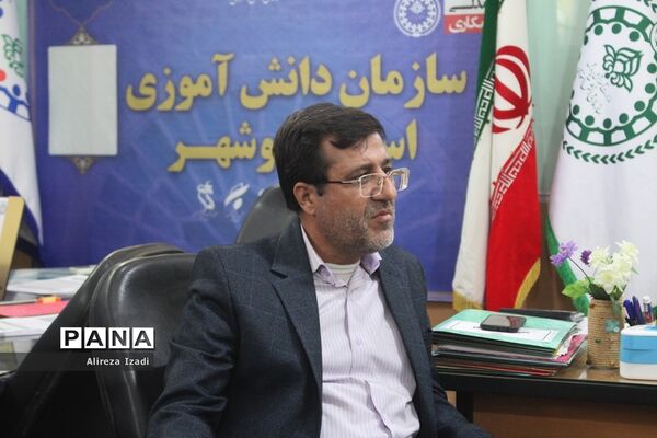 بازدید رئیس دانشگاه فرهنگیان استان بوشهراز سازمان دانش‌آموزی و خبرگزاری پانا استان بوشهر