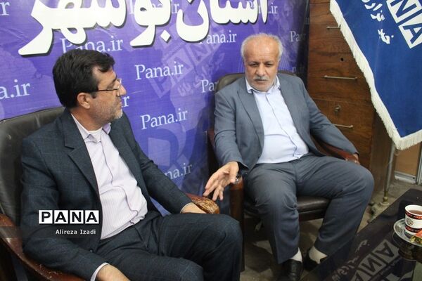 بازدید رئیس دانشگاه فرهنگیان استان بوشهراز سازمان دانش‌آموزی و خبرگزاری پانا استان بوشهر