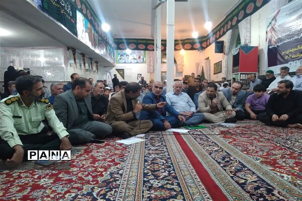 دیدار معاون استاندار و فرماندار مشهد با شهروندان منطقه ۵ شهرداری مشهد