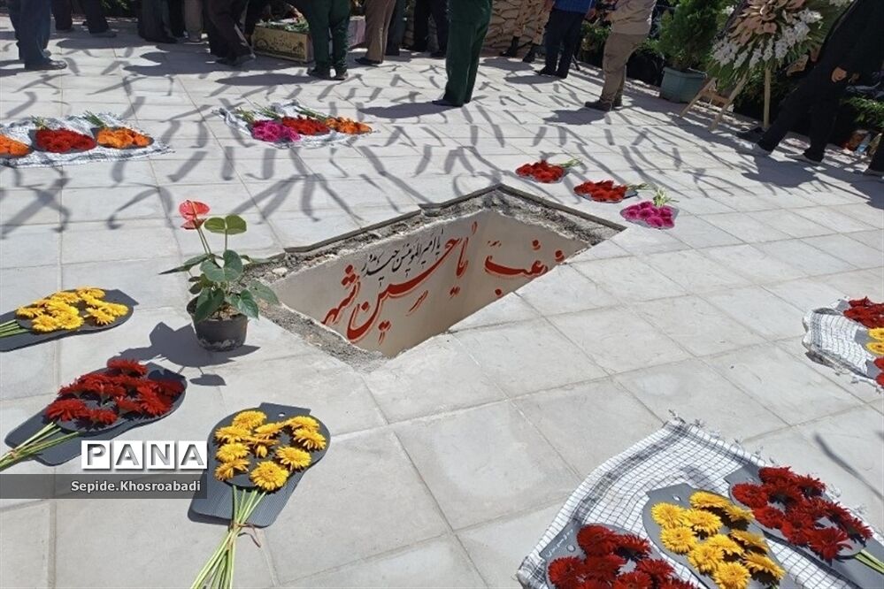 تشییع پیکر شهید گمنام در پاکدشت