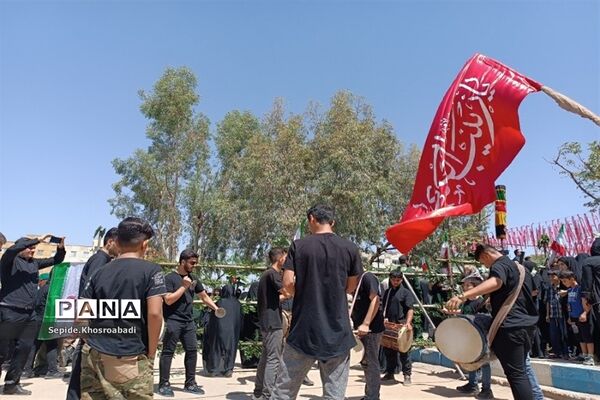 تشییع پیکر شهید گمنام در پاکدشت