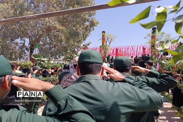 تشییع پیکر شهید گمنام در پاکدشت