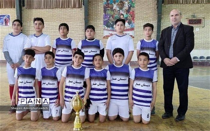 کسب رتبه سوم توسط تیم فوتسال دبستان عمار در قرچک/فیلم