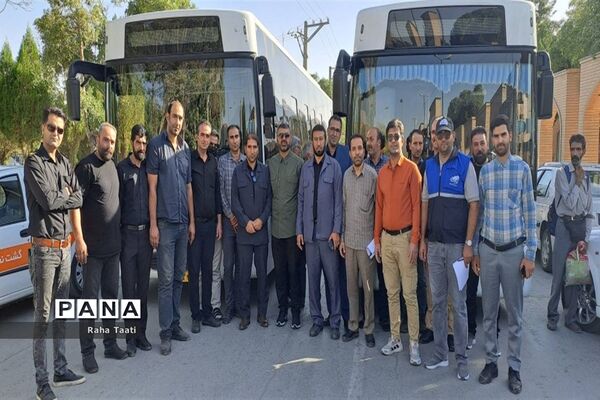 مراسم بدرقه خادمین اربعین حسینی