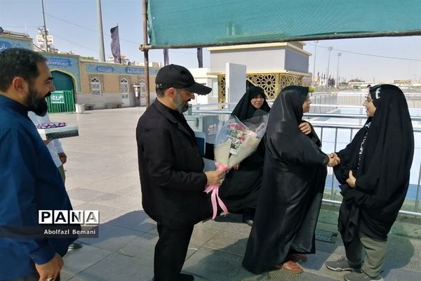 آیین استقبال از دانش‌آموز قمی شرکت کننده در المپیاد اندونزی