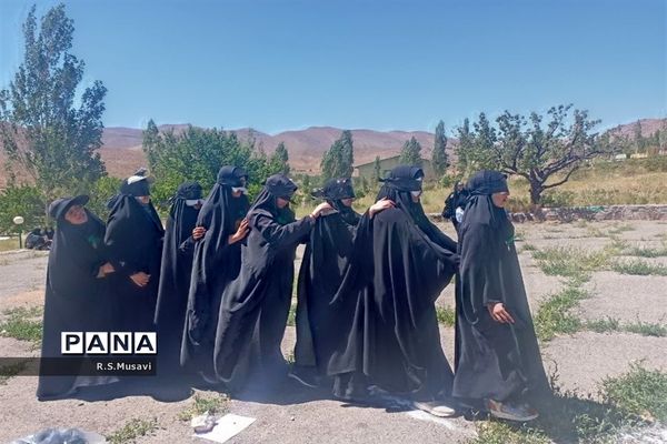 اردوی تربیتی نیلوفرانه در منطقه تفریحی وسف قم