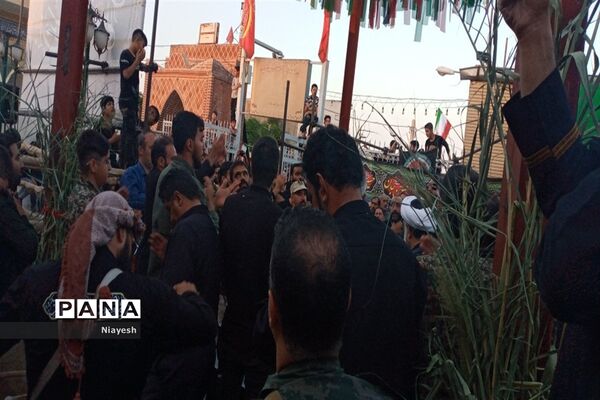 مراسم تشییع شهید گمنام درجوادآباد