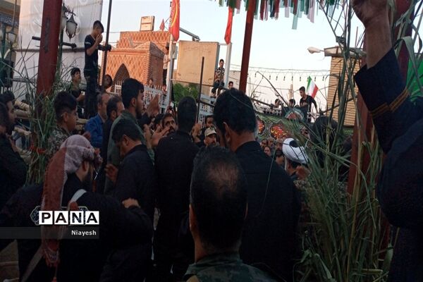 مراسم تشییع شهید گمنام درجوادآباد