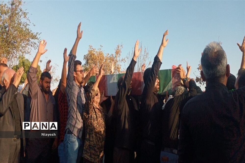 مراسم تشییع شهید گمنام درجوادآباد