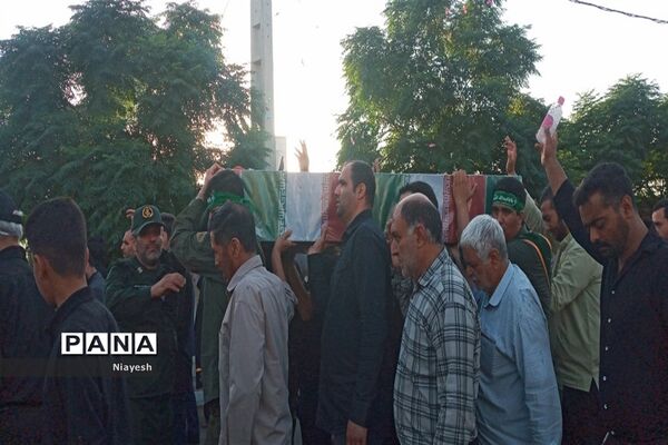 مراسم تشییع شهید گمنام درجوادآباد