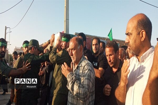 مراسم تشییع شهید گمنام درجوادآباد