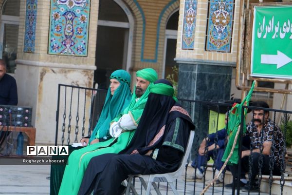 اجرای مراسم تعزیه‌خوانی در آستان مقدس امامزاده بی‌بی‌سکینه صفادشت