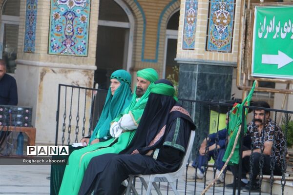 اجرای مراسم تعزیه‌خوانی در آستان مقدس امامزاده بی‌بی‌سکینه صفادشت