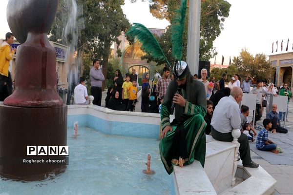 اجرای مراسم تعزیه‌خوانی در آستان مقدس امامزاده بی‌بی‌سکینه صفادشت