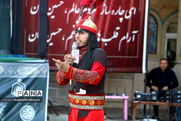 اجرای مراسم تعزیه‌خوانی در آستان مقدس امامزاده بی‌بی‌سکینه صفادشت