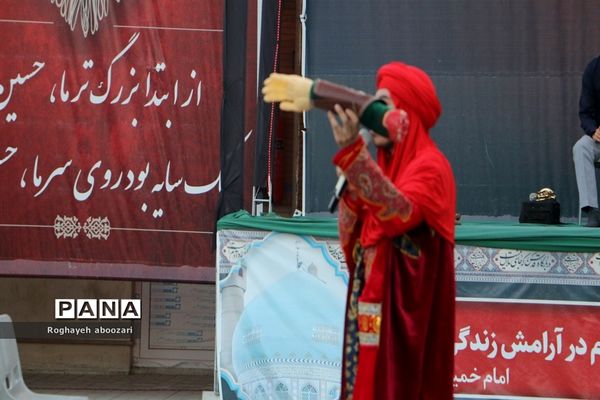 اجرای مراسم تعزیه‌خوانی در آستان مقدس امامزاده بی‌بی‌سکینه صفادشت