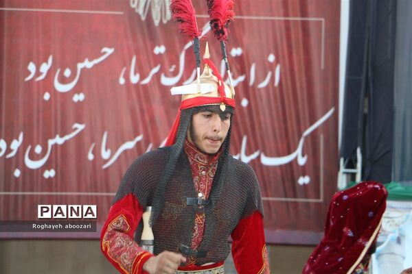 اجرای مراسم تعزیه‌خوانی در آستان مقدس امامزاده بی‌بی‌سکینه صفادشت