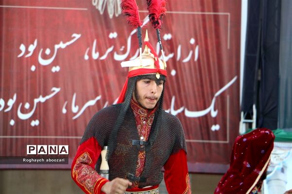 اجرای مراسم تعزیه‌خوانی در آستان مقدس امامزاده بی‌بی‌سکینه صفادشت