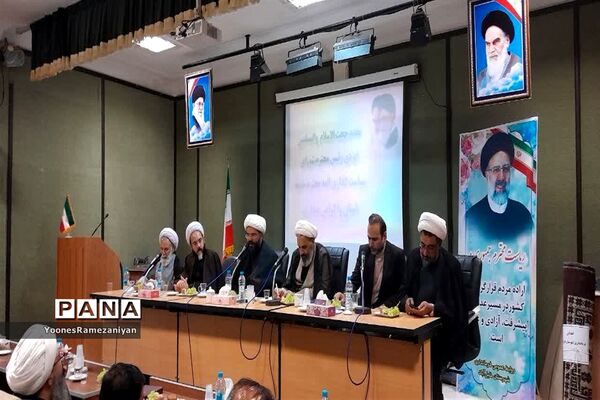 مراسم معارفه امام جمعه خلیل‌آباد در جلسه شورای اداری شهرستان