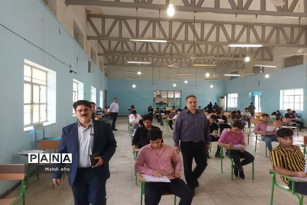 بازدید از حوزه‌های محل برگزاری امتحانات نهایی پایه دوازدهم شهرستان بهبهان
