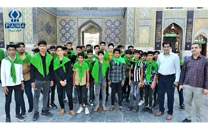 حس و حال وصف ناپذیر دانش‌آموزانِ زیارت اولی