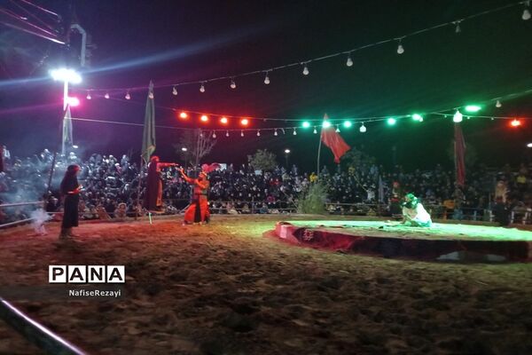 برگزاری مراسم تعزیه‌خوانی در ریوش
