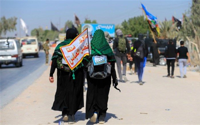 خدمت شبانه‌روزی پلیس به زائران اربعین حسینی