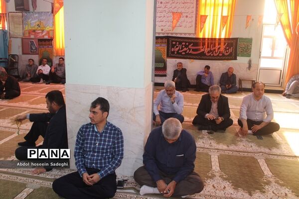 مراسم عزاداری شهادت حضرت رقیه (س) در اداره کل آموزش و پرورش استان بوشهر