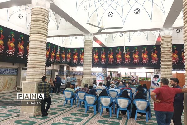برپایی میز خدمت در مصلی نماز جمعه بهبهان به مناسبت هفته دولت