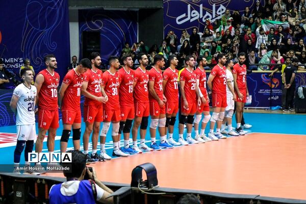 دیدار تیم‌های ایران و عراق در لیگ والیبال مردان آسیا