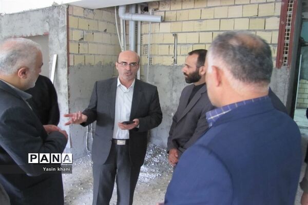 بازدید مدیرکل آموزش و پرورش مازندران  از اماکن آموزشی شهرستان عباس‌آباد