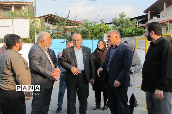 بازدید مدیرکل آموزش و پرورش مازندران  از اماکن آموزشی شهرستان عباس‌آباد