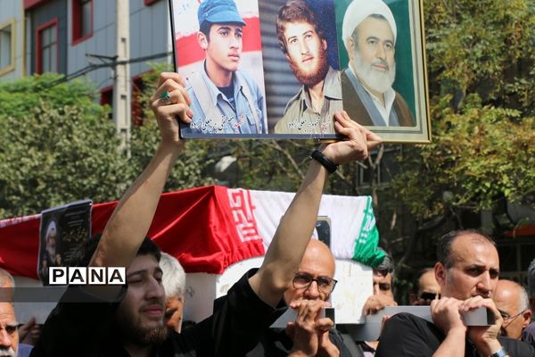 مراسم تشییع پیکر ابوالشهیدین «برجعلی زاده» در قم