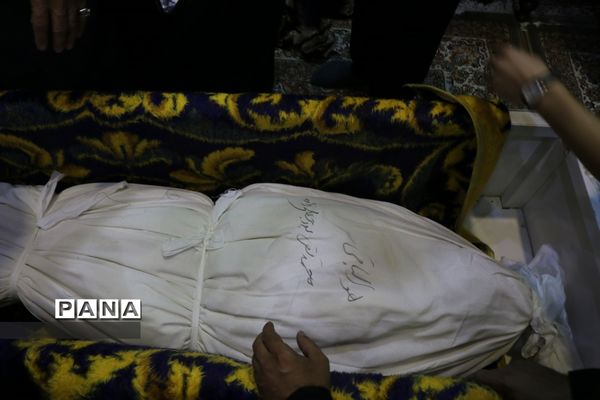 مراسم تشییع پیکر ابوالشهیدین «برجعلی زاده» در قم