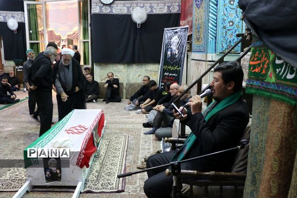 مراسم تشییع پیکر ابوالشهیدین «برجعلی زاده» در قم