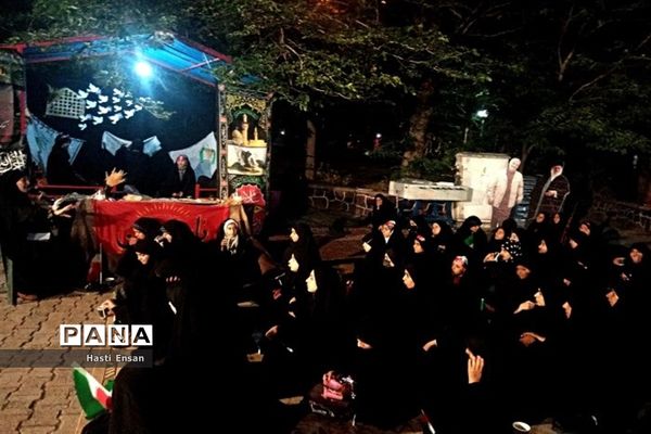 اردو دختران مُحِق(مثل حاج قاسم) و  برگزاری مسابقات برپایی موکب‌های عزاداری