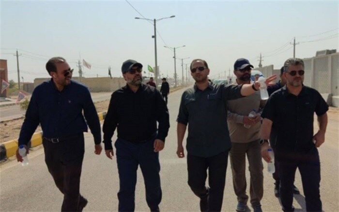 استقرار ۱۵۰نفر نیرو به جهت خدمات رسانی در مرز چذابه
