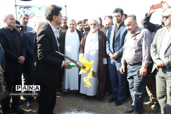 کلنگ زنی احداث مخزن ذخیره آب شرب روستای اوارد‌ گلوگاه