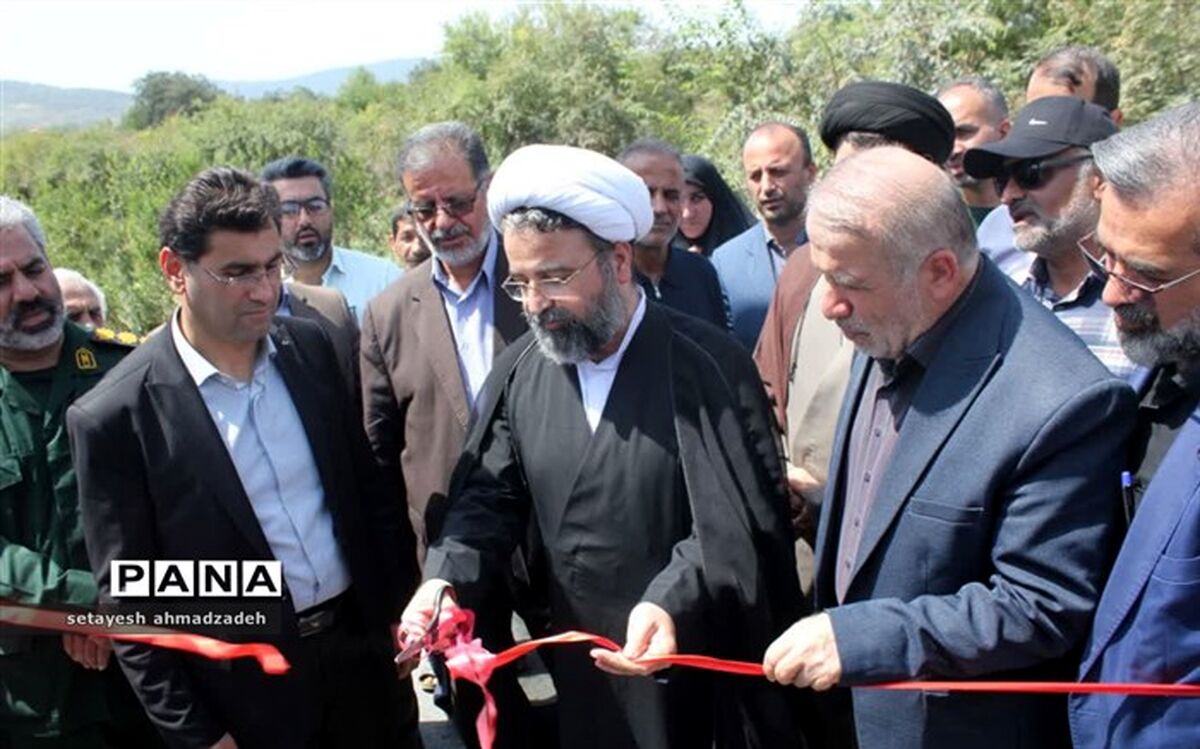 افتتاح پل ارتباطی روستای تیله نو گلوگاه