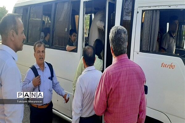 اعزام 60 دانش آموز پسر زیارت اولی شهرستان شیروان