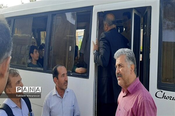 اعزام 60 دانش آموز پسر زیارت اولی شهرستان شیروان