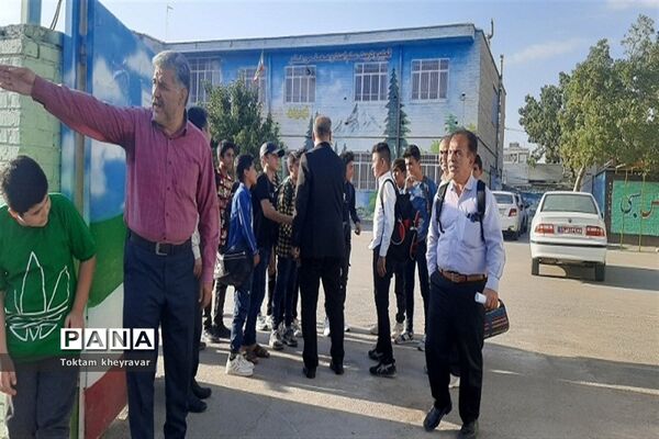 اعزام 60 دانش آموز پسر زیارت اولی شهرستان شیروان