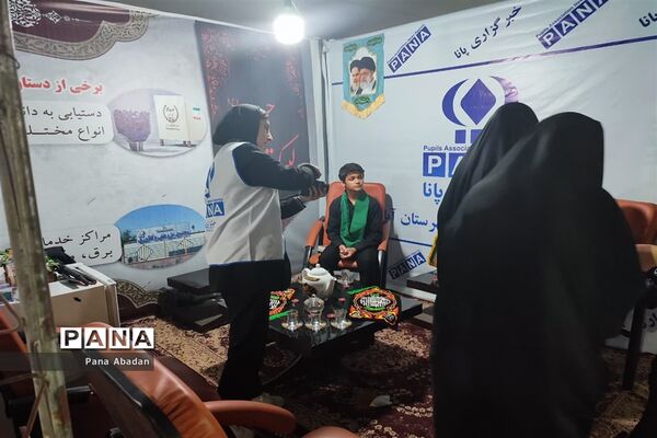 افتتاح استودیو خبرگزاری پانا در مرز شلمچه ویژه ایام اربعین