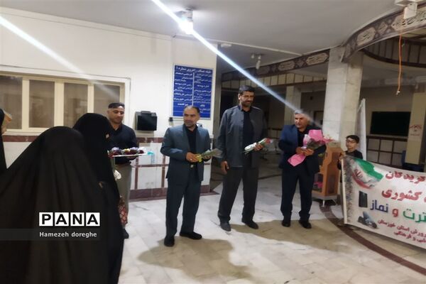 آیین استقبال از مقام آور رتبه نخست کشوری در رشته نهج‌البلاغه در چهل و یکمین جشنواره کشوری قرآن، عترت و نماز در شادگان