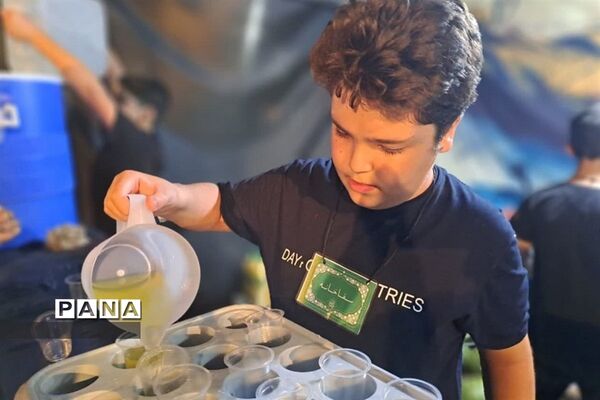 برپایی موکب حسینی با همت نوجوانان کرجی