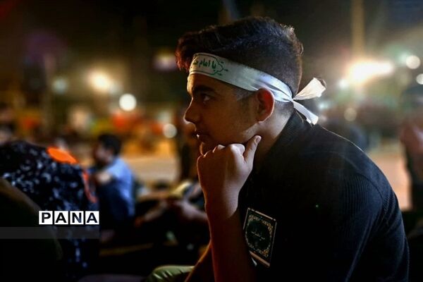برپایی موکب حسینی با همت نوجوانان کرجی