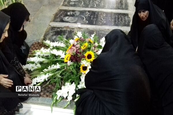 تشییع پیکر مطهر مادر شهید نظارت در شهرستان ملارد