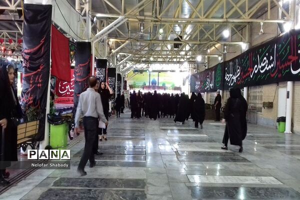 تشییع پیکر مطهر مادر شهید نظارت در شهرستان ملارد