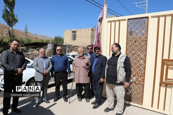 آیین افتتاح دبیرستان حاج علی عطار مقدم در روستای امرودک